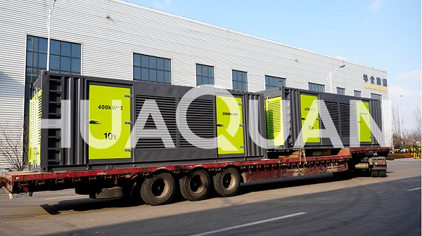 华全燃气发电机组出口，为油气田开发提供稳定电力供应